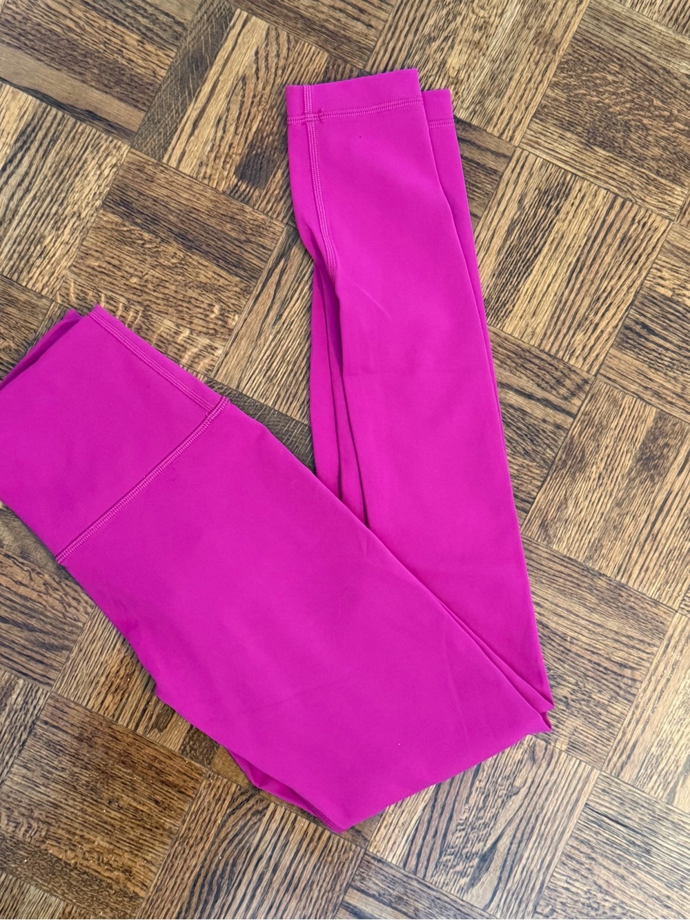 lululemon athletica Wunder Train Magenta High-Rise Leggings